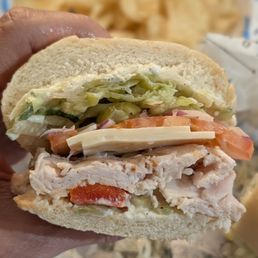 Regular My Deli (Sammie) $5 Special + Sandwich Breads: Sourdough Roll (Sammie) + Meat: Turkey Breast + Cheese Choice: Swiss Regular My Deli (Sammie) $5 Special + Sandwich Breads: Sourdough Roll (Sammie) + Meat: Turkey Breast + Cheese Choice: Swiss