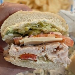 Mr. Pickle's Sandwich Shop - Regular My Deli (Sammie) $5 Special + Sandwich Breads: Sourdough Roll (Sammie) + Meat: Turkey Breast + Cheese Choice: Swiss