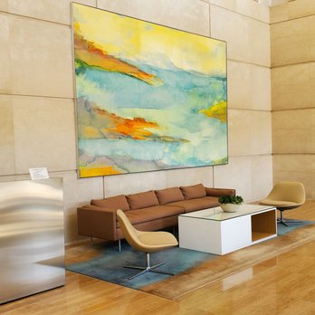 Merrill Lynch - Decor on the 1st floor lobby - Financial Advising Near Me - Irvine, California