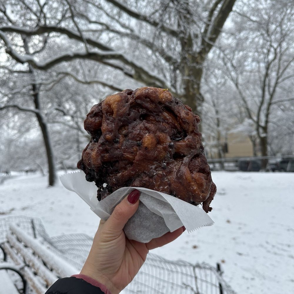 Moe's Doughs Donut Shop - Blueberry Fritter - Donuts Near Me - Brooklyn, New York