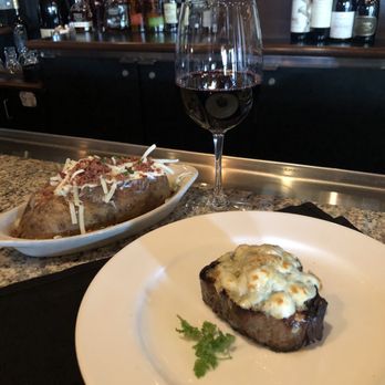 Old Original Bookbinders - Petit filet (fromage), loaded baked potato, Routestock 29 Cabernet Sauvignon - Seafood Near Me - Richmond, Virginia Old Original Bookbinders - Petit filet (fromage), loaded baked potato, Routestock 29 Cabernet Sauvignon - Seafood Near Me - Richmond, Virginia