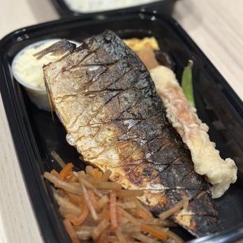 Neighborhood Bento - Saba (Mackerel) Bento - Japanese Near Me - Buena Park, California Neighborhood Bento - Saba (Mackerel) Bento - Japanese Near Me - Buena Park, California