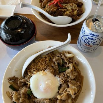 Dozo Sushi & Bar - Gyu Don $16.00 & Katsu Don $12.00. Both came with delicious Miso Soup. - Sushi Bars Near Me - Monrovia, California Dozo Sushi & Bar - Gyu Don $16.00 & Katsu Don $12.00. Both came with delicious Miso Soup. - Sushi Bars Near Me - Monrovia, California