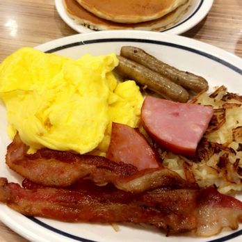 IHOP - Breakfast samplers with protein pancakes. - Breakfast & Brunch Near Me - Lacey, Washington