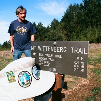 Top Dog - This is me wearing my TOP DOG shirt on top of Mount Wittenberg in Point Reyes. - Hot Dogs Near Me - Berkeley, California Top Dog - This is me wearing my TOP DOG shirt on top of Mount Wittenberg in Point Reyes. - Hot Dogs Near Me - Berkeley, California