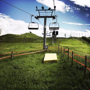 Downhill Karting by Skyline - Riding up to the track - Amusement Parks Near Me - Calgary, Alberta