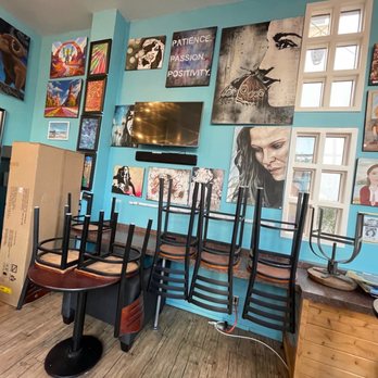805 Boba - Artwork inside - Bubble Tea Near Me - Santa Barbara, California