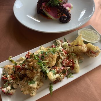 South Fork Kitchen & Bar - Octopus cauliflower - Bars Near Me - Stuart, Florida South Fork Kitchen & Bar - Octopus cauliflower - Bars Near Me - Stuart, Florida