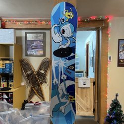 Mountain Threads - Adventure time snowboard