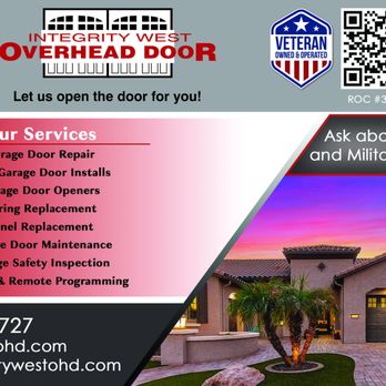 Integrity West Overhead Door - Garage Door Services Near Me - Phoenix, Arizona Integrity West Overhead Door - Garage Door Services Near Me - Phoenix, Arizona