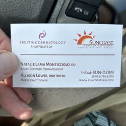 Prestige Dermatology - Got my Appointment  in six months. I don't get to see these great gals until then.