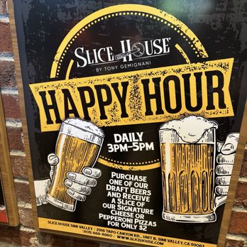 Slice House by Tony Gemignani - Happy hour special daily - Pizza Near Me - Simi Valley, California