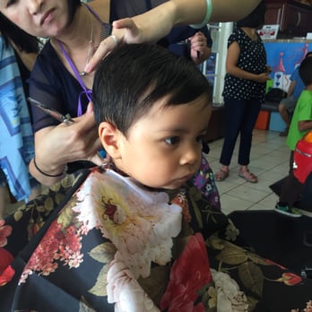 Kinder Cuts - Dee cutting my sons hair - Kids Hair Salons Near Me - San Jose, California Kinder Cuts - Dee cutting my sons hair - Kids Hair Salons Near Me - San Jose, California