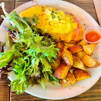 Foreigner - Salmon Eggs Benedict ($19.50) - Breakfast & Brunch Near Me - San Mateo, California Foreigner - Salmon Eggs Benedict ($19.50) - Breakfast & Brunch Near Me - San Mateo, California