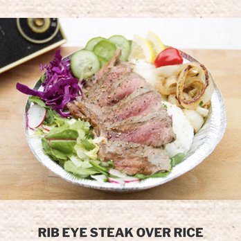 SUNSEEKER - Beef steak over rice! - Food Trucks Near Me