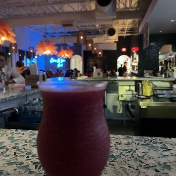 Birdcage - Frozen blueberry margarita - Salad Near Me - Atlanta, Georgia