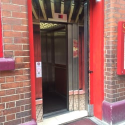Sky Chinese Cuisine - The lift to go up to the 2nd level of the building (this is where the seating area is)