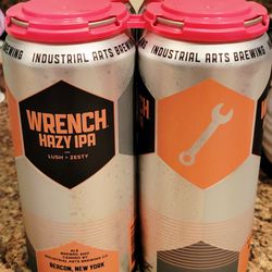 Webster Liquor - Industrial Arts Brewing Wrench Hazy NEIPA Beer 16floz Cans 4pk $24.38 (09/20/26). @WebsterLiquor #JerseyCity @IndustrialArtsBrewing
