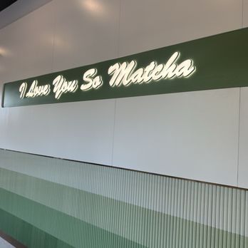 Kyo Matcha - Cute signage inside (cute photo op spot) - Desserts Near Me - Maple Grove, Minnesota