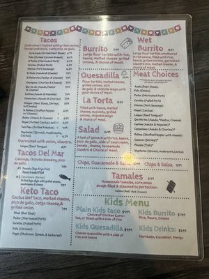 Menu photo 5 La Chingona Seattle, WA