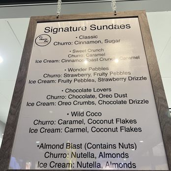 V’s Churro Bar - 3/6/25 Menu - Food Trucks Near Me - Reno, Nevada