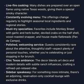 Credence - OpenTables AI description of the restaurant. - New American Near Me - Houston, Texas