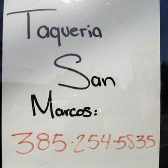 Taqueria San Marcos - Phone number for to go orders - Tacos Near Me - Provo, Utah Taqueria San Marcos - Phone number for to go orders - Tacos Near Me - Provo, Utah
