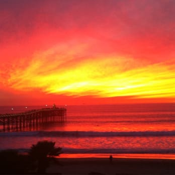Tower 23 - Sunset from the surf pad balcony - San Diego, CA