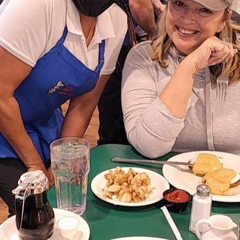 Original Pancake House - Columbia - My bestie and our server - Creperies Near Me - Columbia, South Carolina Original Pancake House - Columbia - My bestie and our server - Creperies Near Me - Columbia, South Carolina