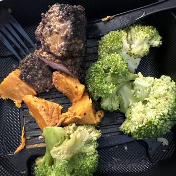 Ron's Original Bar & Grille - Filet Mignon w/Jack sauce and baked sweet potato with broccoli - American Near Me - Exton, Pennsylvania Ron's Original Bar & Grille - Filet Mignon w/Jack sauce and baked sweet potato with broccoli - American Near Me - Exton, Pennsylvania