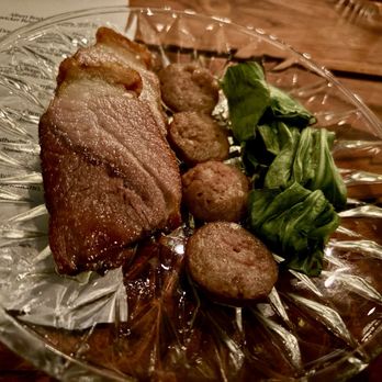 Hestia - Berkshire pork course - tasty and inventive - New American Near Me - Austin, Texas