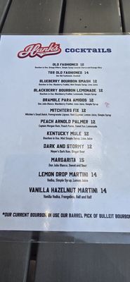 Menu photo 2 Hank's Bar & Grill Columbus, GA