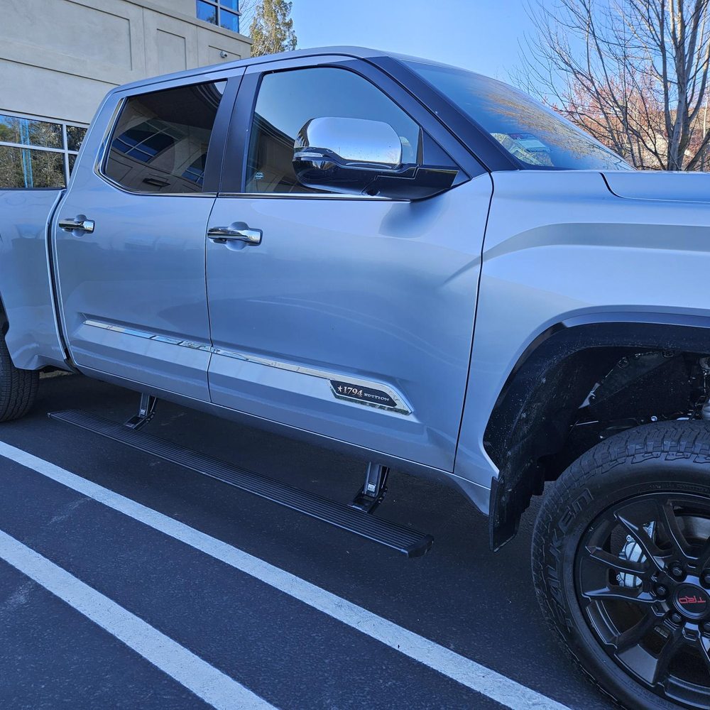 Tri-Valley Truck Works - Yes, the steps can stay deployed with the doors closed.  Troy said, unless you're rock crawling, you won't need the switch. - Auto Parts & Supplies Near Me - Tracy, California