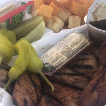 One & Only BBQ - Smocked Smoked Sausage and Cheese Platter - Barbeque Near Me - Memphis, Tennessee