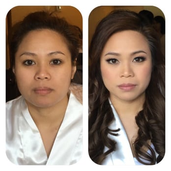 A-List Makeup - My before and after pic. - Makeup Artists Near Me - Milpitas, California A-List Makeup - My before and after pic. - Makeup Artists Near Me - Milpitas, California