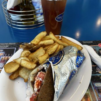 Yeero Village - Traditional Gyro Wrap Combo - Greek Near Me - Lawrenceville, Georgia