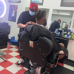 Top 10 Barbershop - My hubby getting a cut