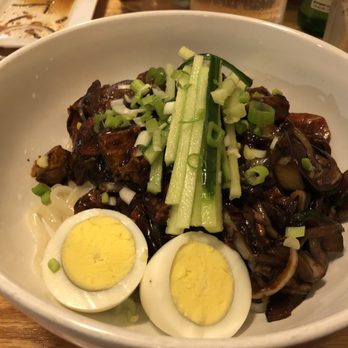 Riverside Korean Restaurant - Noodles with black bean sauce - Korean Near Me - Covington, Kentucky Riverside Korean Restaurant - Noodles with black bean sauce - Korean Near Me - Covington, Kentucky