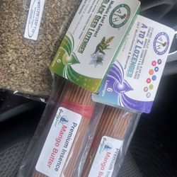 Mango Butter stix. New to me lozenges. Lung tea mullein