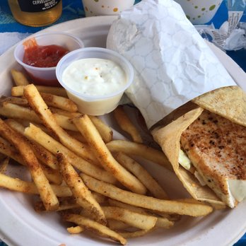 Harbor Fish Cafe - Spicy fish taco that looks like a burrito - Seafood Near Me - Carlsbad, California