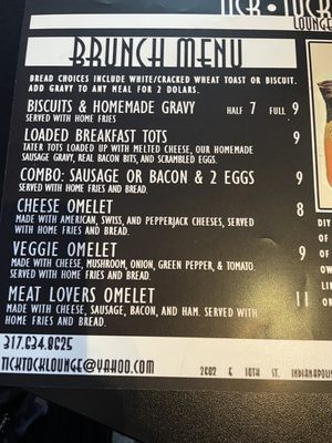 Menu photo 8 Tick Tock Lounge Indianapolis, IN