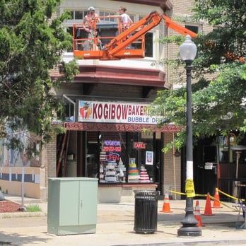KoGiBow Bakery - a man on a cherry picker - Desserts Near Me - Washington, DC, District of Columbia KoGiBow Bakery - a man on a cherry picker - Desserts Near Me - Washington, DC, District of Columbia
