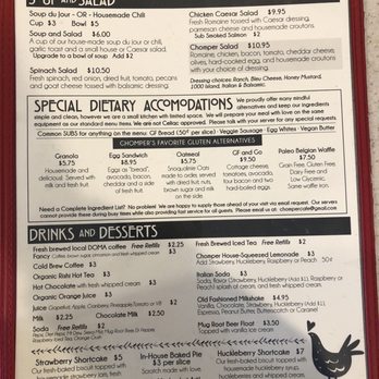 Chomper Cafe - Lunch menu - Cafes Near Me - Hayden, Idaho Chomper Cafe - Lunch menu - Cafes Near Me - Hayden, Idaho