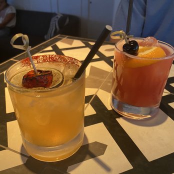 Mad & Vin - Pineapple chipotle marg weak and sweet. Blood orange old fashioned more of the same. Great taste but sweet and weak. - New American Near Me - Solvang, California Mad & Vin - Pineapple chipotle marg weak and sweet. Blood orange old fashioned more of the same. Great taste but sweet and weak. - New American Near Me - Solvang, California