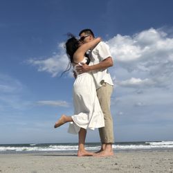 Monster Reservations Group - Anniversary picture at favorite place, the beach!