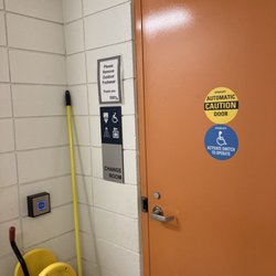 Bonnie Doon Leisure Centre - Placing items in front of accessible pieces might be a barrier. Not sure if a wheelchair user would be close enough to reach