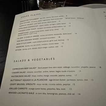 Altera - Dinner menu - American Near Me - Saint Paul, Minnesota