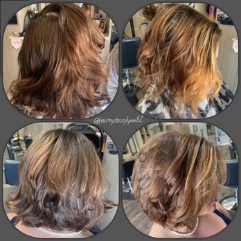 Pam's Legacy Hair Studio - Shaped the cut and toned the highlights she previously had from somewhere else - Hair Salons Near Me - Lexington, Kentucky Pam's Legacy Hair Studio - Shaped the cut and toned the highlights she previously had from somewhere else - Hair Salons Near Me - Lexington, Kentucky