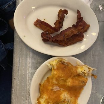 Frances' Deli - Side of cheesy Hashbrowns CHEESY and Bacon - Delis Near Me - Chicago, Illinois Frances' Deli - Side of cheesy Hashbrowns CHEESY and Bacon - Delis Near Me - Chicago, Illinois
