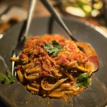 NAIA - Spicy Crab Linguine - Mediterranean Near Me - Chicago, Illinois
